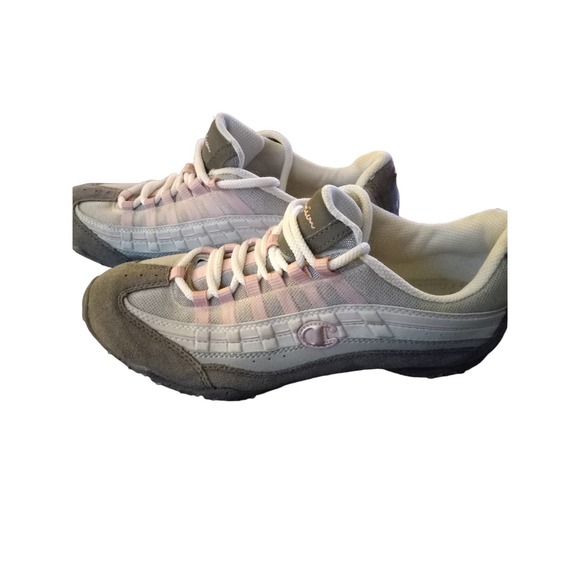RARE Champion pink and gray shoes 8.5 - Picture 2 of 4